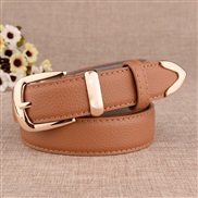 all-Purpose fashion lady leisure Imitation leather belt  women surface belt Alloy buckle belt