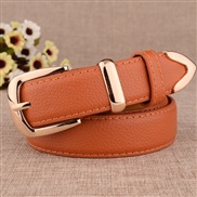 all-Purpose fashion lady leisure Imitation leather belt  women surface belt Alloy buckle belt