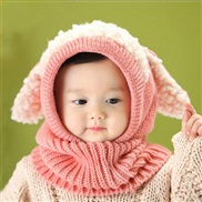 child hat Autumn and Winter style  Korea lovely samll dog shawl one-piece warm woolen