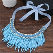 occidental style fashion trend all-Purpose tassel temperament collar necklace