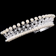 bride head  Pearl gold silver Rhinestone crown  crown