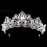 bride head  silver color Rhinestone glass crown  crown
