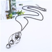 occidental style  fashion brief all-Purpose long necklace pendant