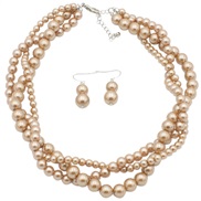 occidental style handmade Pearl beads necklace clavicle chain