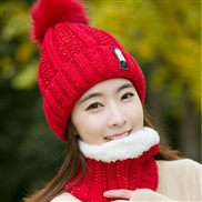 hat velvet woolen velvet Korean style lady Autumn and Winter knitting two