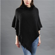 Winter occidental style style warm shawl cloak loose and comfortable large size big cloak shawl