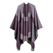 lady Jacquard silver shawl occidental style Autumn and Winter scarf long thick cloak