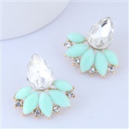 occidental style fashion  Metal accessories concise sector personality temperament ear stud
