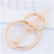 occidental style fashion  Metal concise circle personality Word