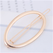 occidental style fashion  Metal concise Oval Modeling personality Word