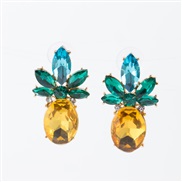 girl student occidental style lovely  fruits earrings  personality all-Purpose brief fashion  ear stud earring