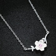 Korean style fashion sweet flowers personality necklace