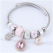 occidental style fashion  Metal all-Purpose bright dropD concise personality more elements personality bangle