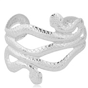 occidental style fashion  Metal concise snake  width exaggerating temperament opening bangle