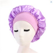 (purple)width high elasticity head belt   lady  hat