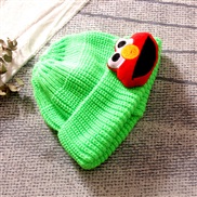 Autumn and Winter child knitting Korean style lovely cartoon woolen man woman hedging leather