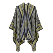 ( green) imitate sheep velvet slit scarf  fashion Stripe big lady shawl