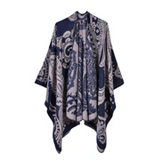 ( Navy blue)occidental style fashion autumn Winter big imitate sheep velvet lady scarf  all-Purpose thick warm shawl