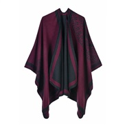 ( Burgundy)Autumn and Winter classic wind imitate sheep velvet scarf  woman shawl two shawl