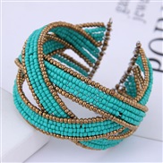 occidental style fashion Bohemian style  concise pure handmade beads establishment temperament opening bangle