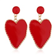 occidental style fashion Metal  concise Irregular love temperament exaggerating ear stud