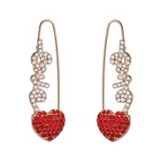( red)occidental style fashion personality earrings Modeling arring more style earring