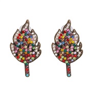 ( Color) retro eaf occidental style personality ear stud earrings