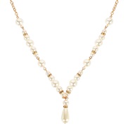 ( Gold)occidental style  fashion personality temperament imitate Pearl high-end diamond Alloy all-Purpose drop pendant n