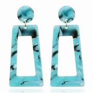 ( blue)WI Acrylic earrings woman brief earring