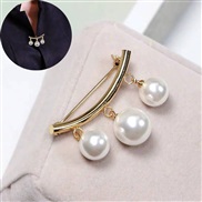 fine Korean style fashion sweetOL elegant Pearl brooch collar brooch