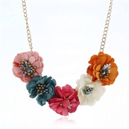 occidental style fashion  all-Purpose sweet Cloth flowers personality noble wind woman Street Snap temperament woman s