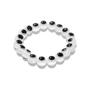 ( white) bracelet  occidental style exaggerating Opal beads bracelet