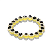 ( yellow) bracelet  occidental style exaggerating Opal beads bracelet