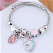 occidental style fashion  Metal all-PurposeDL concise pendant more elements accessories personality bangle