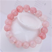 Korean style fashion  concise sweet flower crystal glass fashion personality woman bracelet