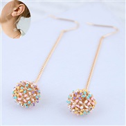 fine Korean style fashion sweetOL concise bud personality earrings