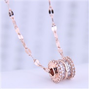 fine Korean style fashion sweetOL concise zircon personality necklace