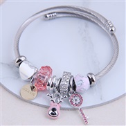 occidental style fashion  Metal all-PurposeDL concise lovely  key more elements accessories personality bangle