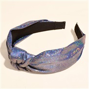 ( blue)occidental style Headband width fashion all-Purpose Headband head