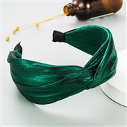 ( green) eadband Korea high-end Cloth surface pure color eadband Korean style