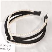 ( blackPearl )Korean style Pearl Headband brief temperamentins Headband
