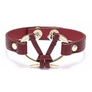 ( red)PU leather stud...