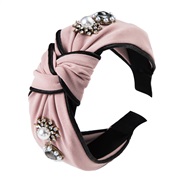 ( Pink) eadband fashion Rhinestone Pearl width eadband Korean style eadband