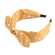 ( yellow)Korean styleins bow Headband big samll width Headband Cloth fashion