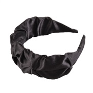 ( black)occidental style surface Headbandins width fashion temperament woman