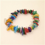 (  Color)occidental style Street Snap fashion resin beads Bohemia ethnic style retro multilayer bracelet