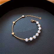 ( Gold)Korea big fashion Opal bracelet bangleins samll love