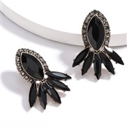 ( black)earrings occidental style exaggerating personality geometry retro earrings woman temperament super arring wind