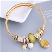 occidental style fashion  Metal all-PurposeD sweet more elements pendant personality bangle
