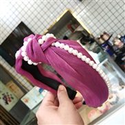 (purple)Korea width eadband  high-end fine handmade Pearl  lady eadband